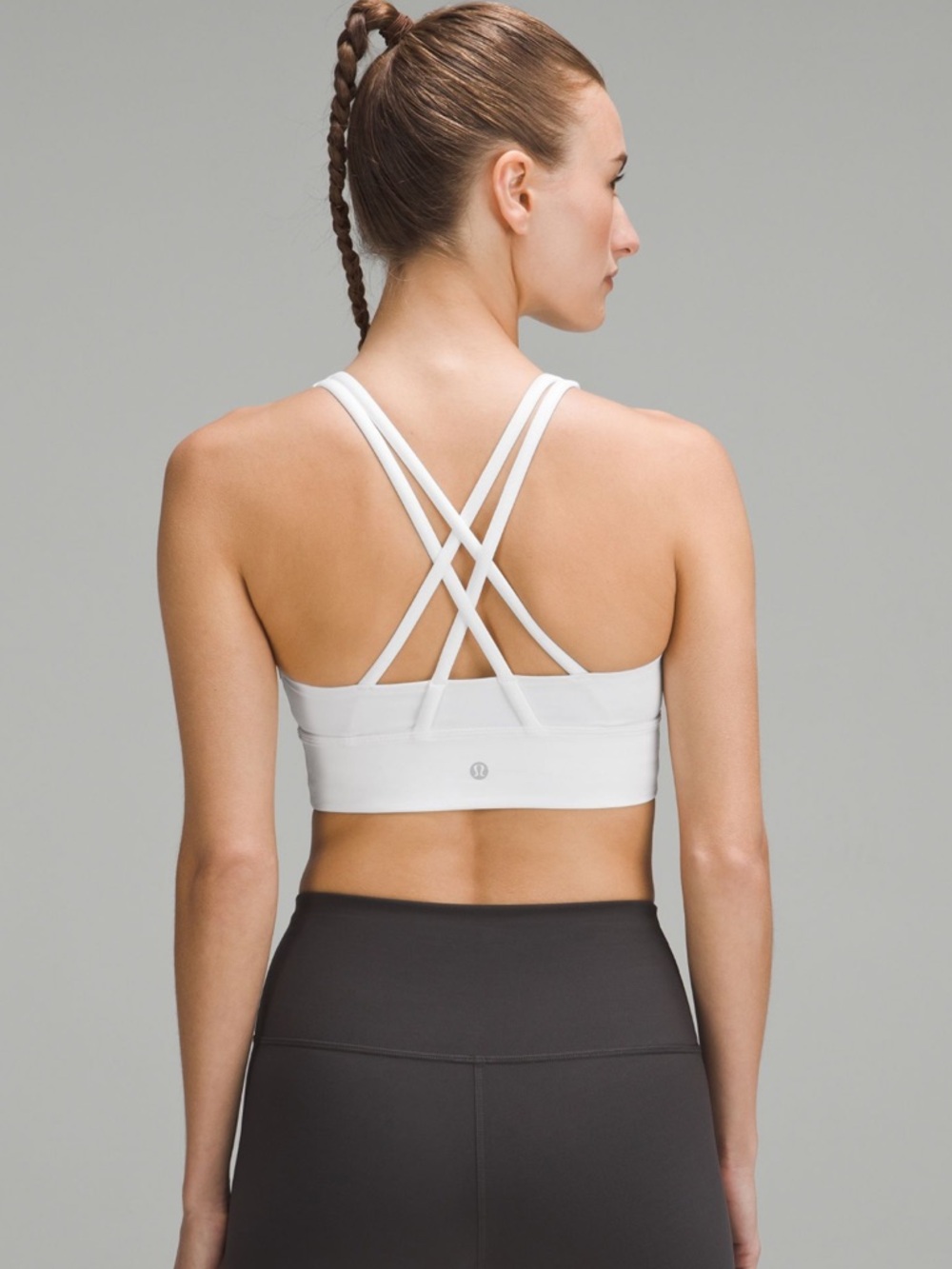 Lululemon Energy Longline Bra in White